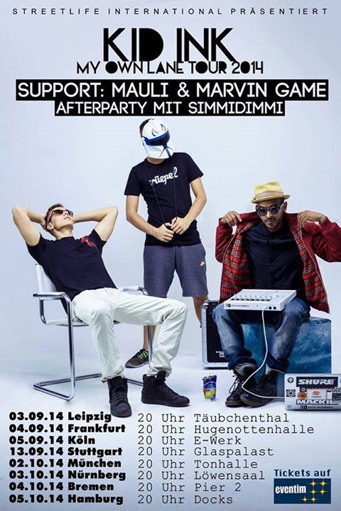 Marvin Game, Simmi Dimmi und Mauli mit Kid Kink auf Tour